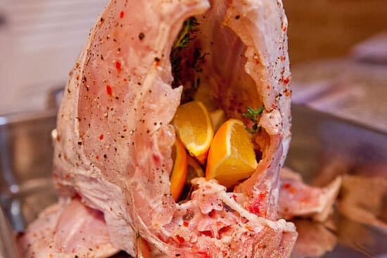 how to dry brine a turkey- ready to cook.