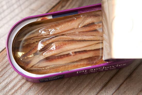 Anchovies for caesar dressing.