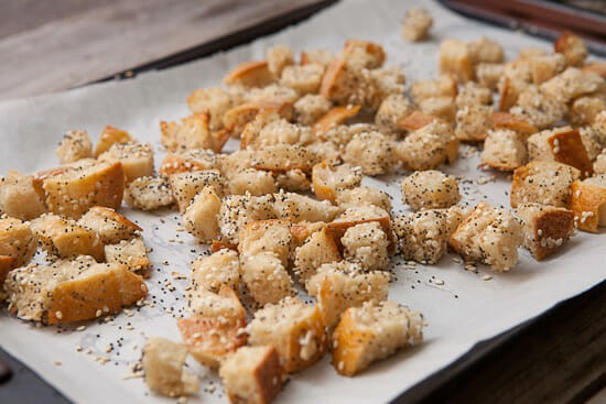 Everything croutons.