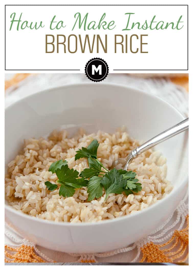 Instant Rice At Home: The trick and tutorial for making excellent instant rice at home. I like to use brown rice. Cook a big batch, store it correctly, and reheat it in minutes!