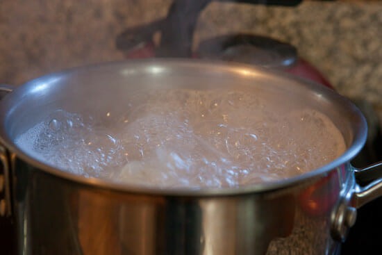 Instant Rice bubbling