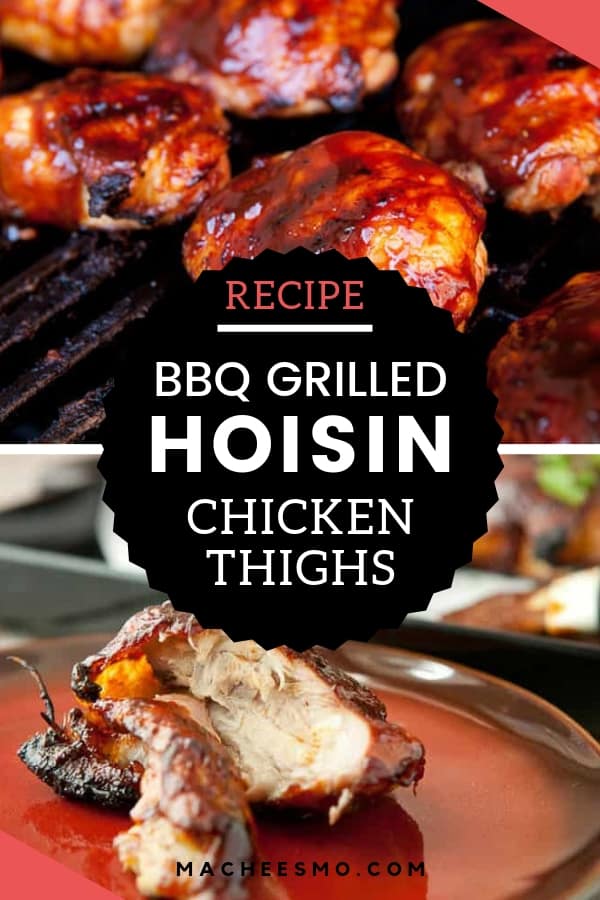 BBQ Grilled Hoisin Chicken Thighs