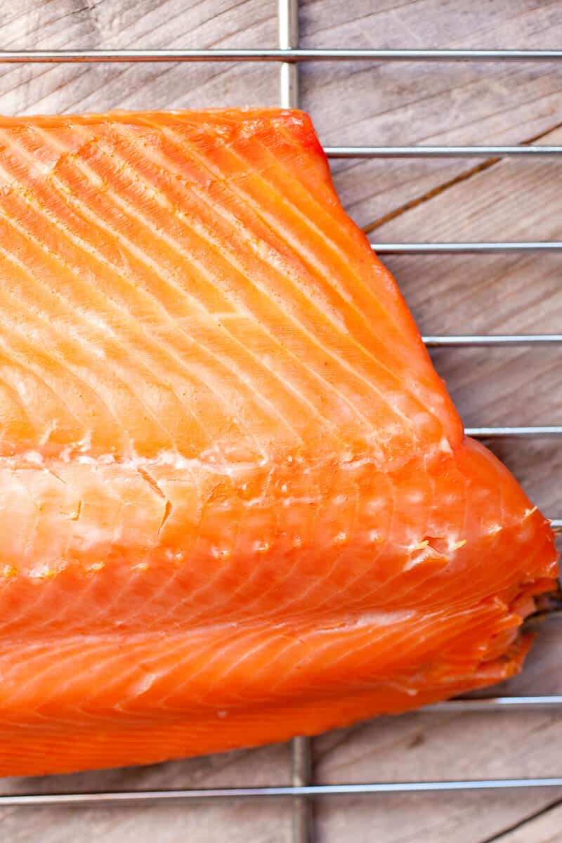 Hot Smoked Salmon Recipe: This healthy and delicious slow food recipe is a perfect use of good quality salmon. Hot smoking salmon is a great way to preserve it for later and you can use it in a variety of dishes (or eat it immediately like I do!) | macheesmo.com