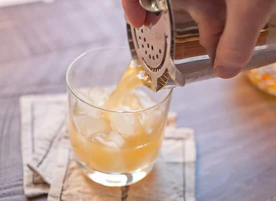 Apple Cider Shrub Cocktails.