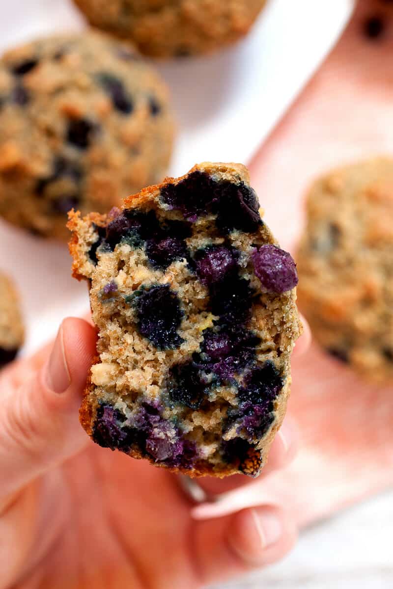 Oatmeal and Blueberry Muffins for Babies