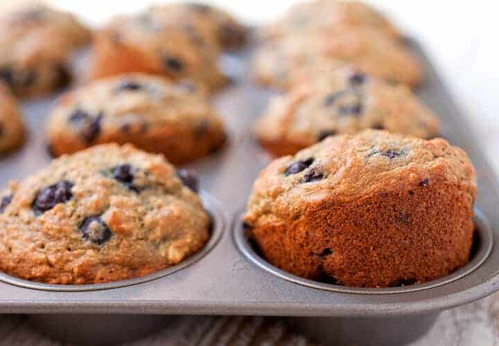 Oatmeal &amp; Blueberry Muffins for Babies Image