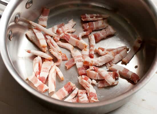 Bacon in a pot for Oatmeal