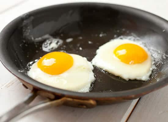 Cooked Eggs for savory oats