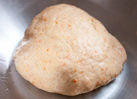 Giant Sweet Potato Cinnamon Roll dough