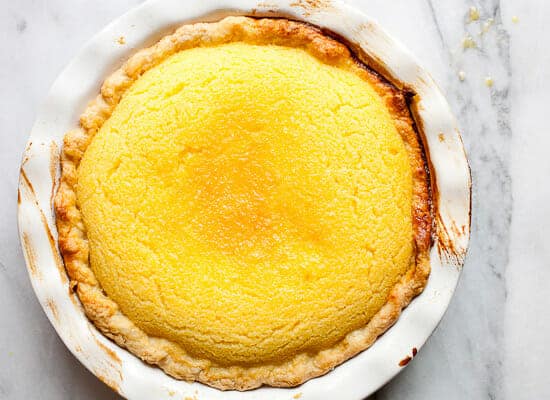 Lemon Buttermilk Pie baked