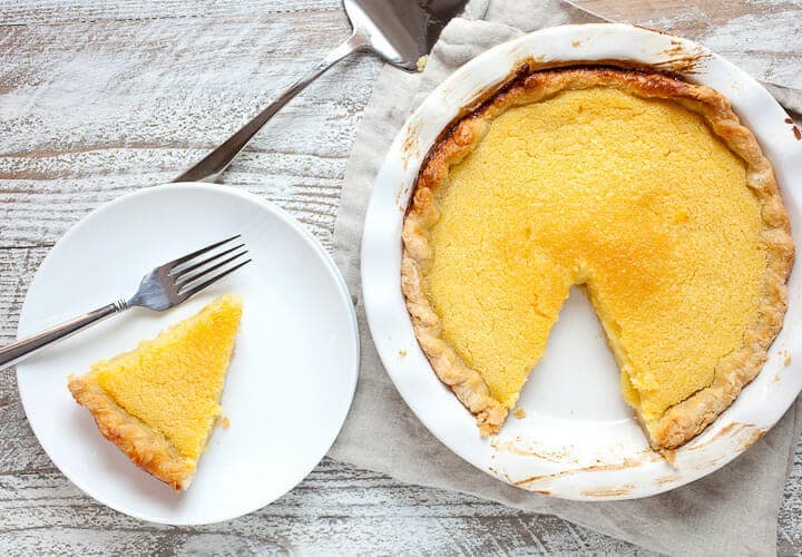 Lemon Buttermilk Pie Image