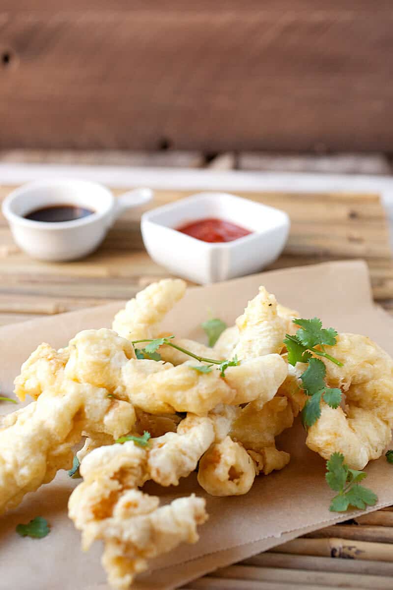 Any fried food is comfort food, but there's something special about super-crispy chicken tempura. These are my tricks to getting it right! | macheesmo.com