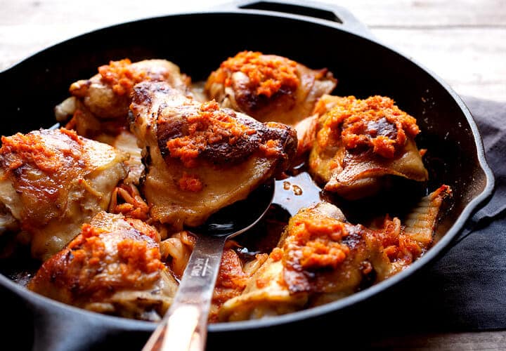 Kimchi Chicken Thighs Image