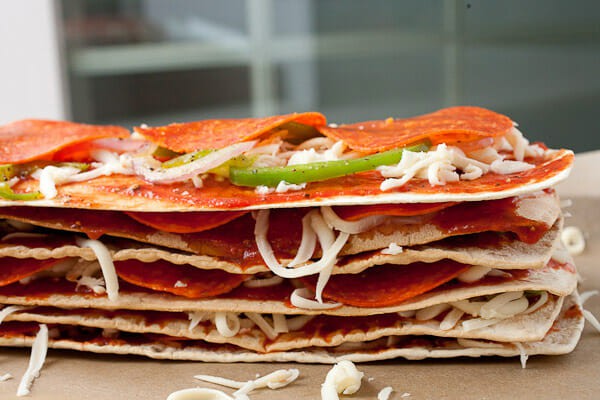 Pepperoni Pizza Stack