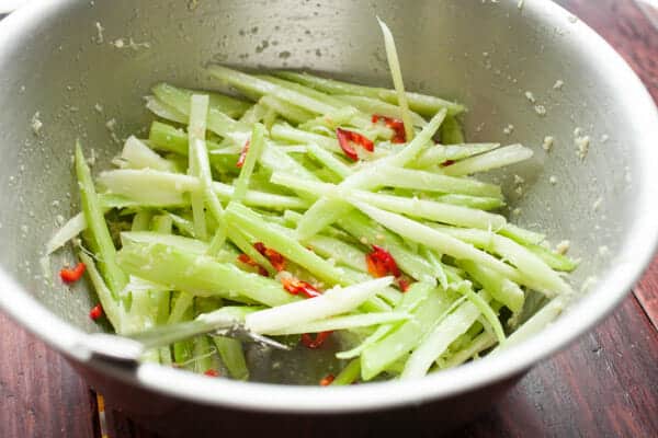 Hot Flash Celery Salad