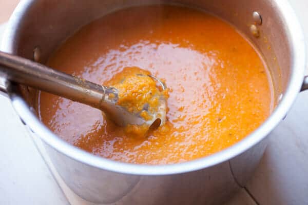 Sheet Pan Carrot Soup