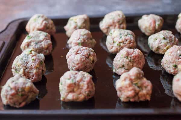 Making Meatballs - Meatball Tacos