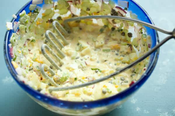 Lemon Caper Egg Salad
