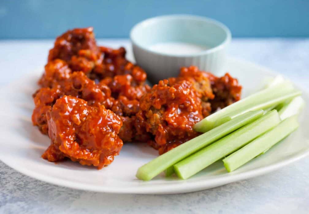 Real Boneless Chicken Wings: Ditch the boneless skinless chicken breasts and learn how to make real boneless wings, which yes, involves some work. The results are incredible though! | macheesmo.com