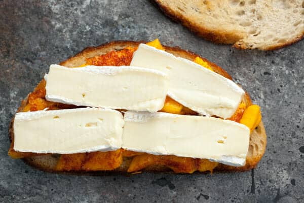 Chili Mango Brie Grilled Cheese