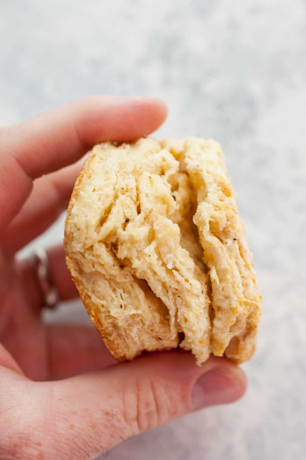 Chicken Biscuits: These simple, rustic biscuits have a secret ingredient that make them completely addictive and give them a deep savory flavor. Hint: It's chicken. You're gonna love these. | macheesmo.com