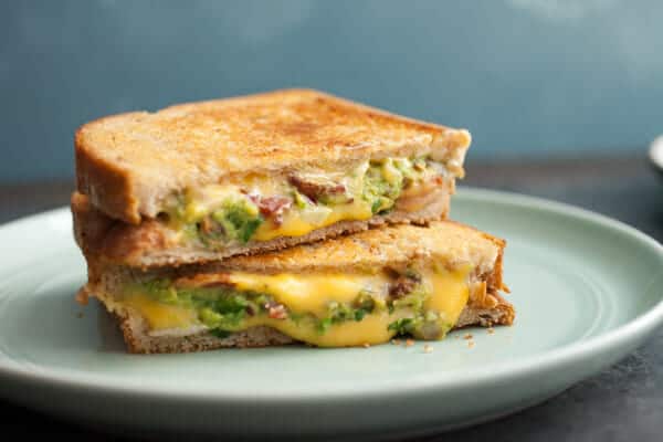 Bacon Guacamole Grilled Cheese