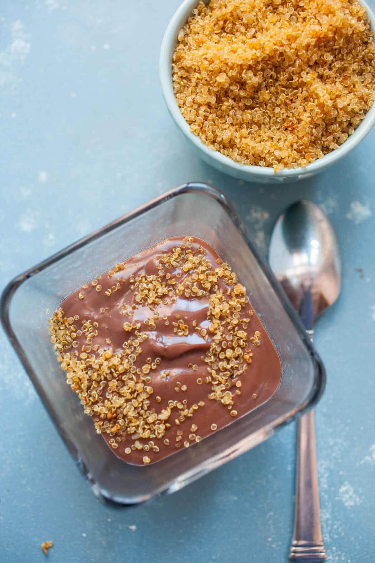 Kettle Quinoa: Baked crispy and seasoned quinoa is the perfect salty/sweet topping for a huge range of dishes. It's your new favorite pantry thing! | macheesmo.com