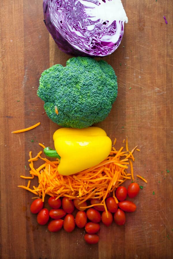 Rainbow Vegetables I use for dip.