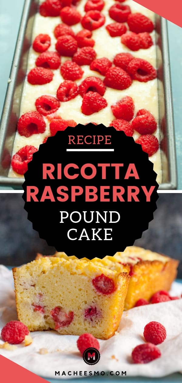 Ricotta Raspberry Pound Cake