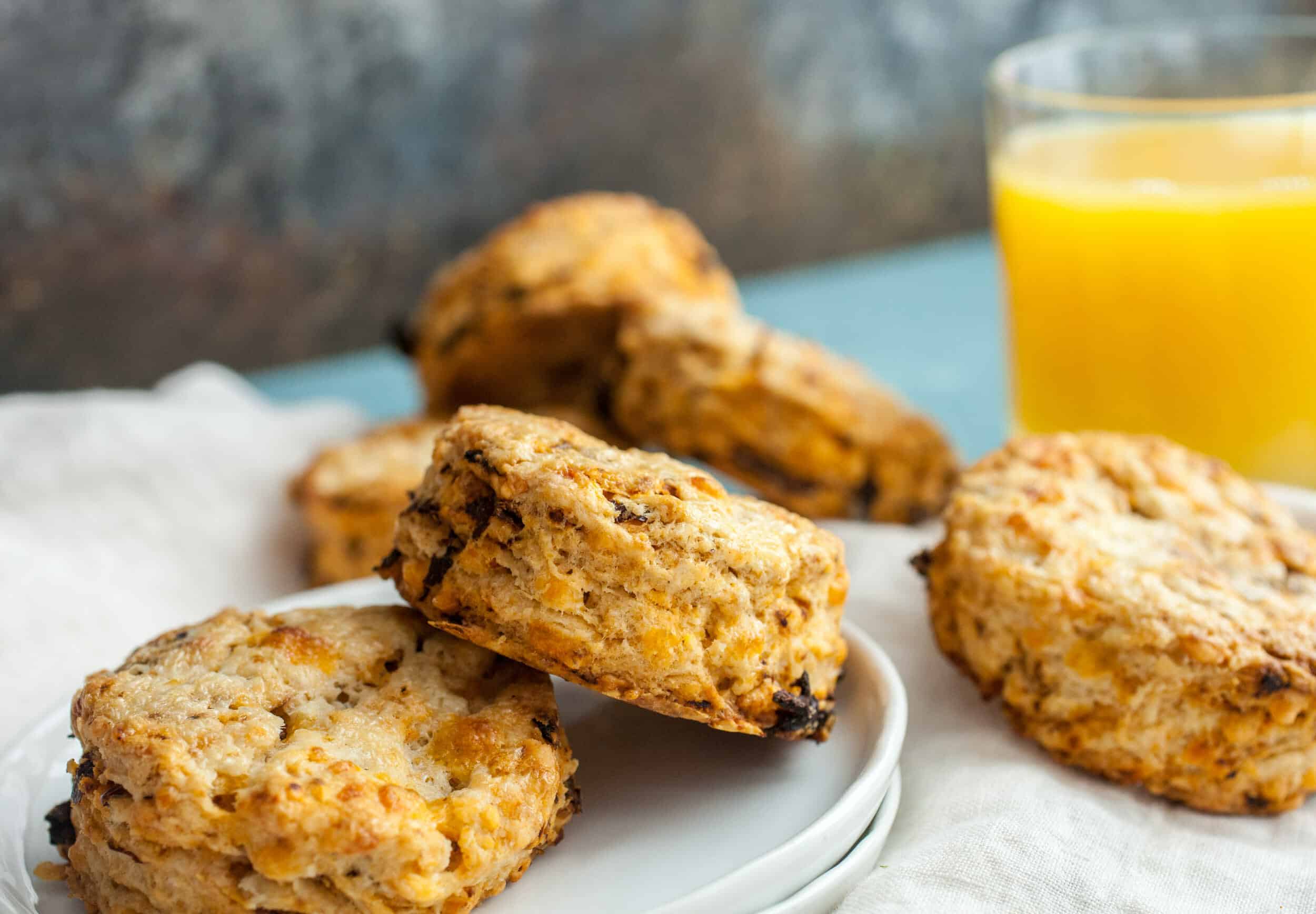Sun-Dried Tomato and Cheddar Scones Image