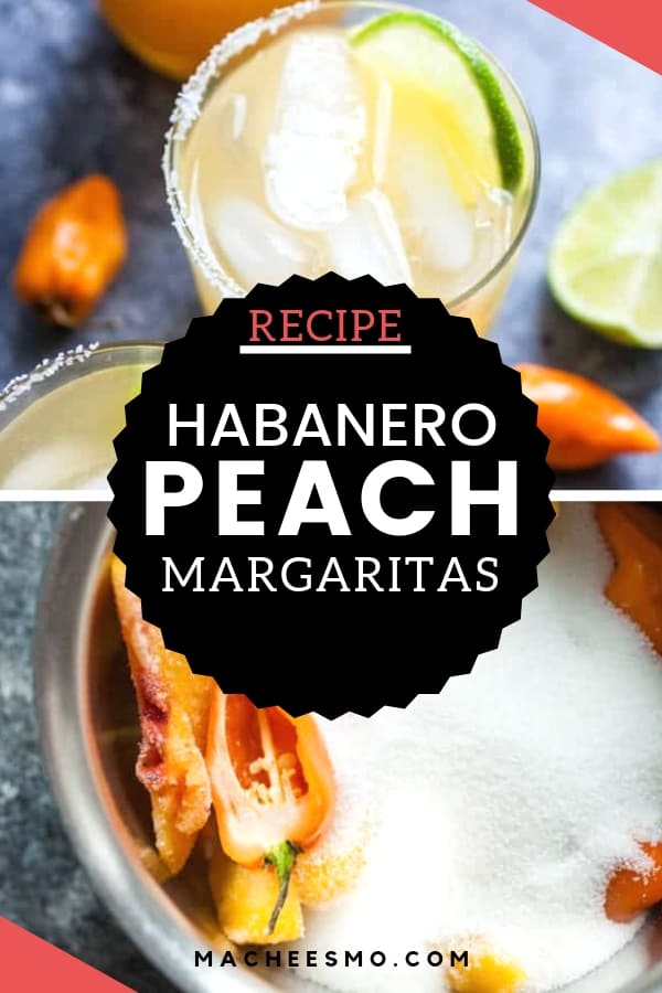Habanero Peach Margaritas