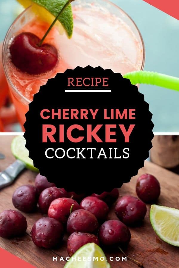Cherry Lime Rickey Cocktails