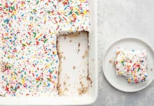 Confetti Pudding Cake