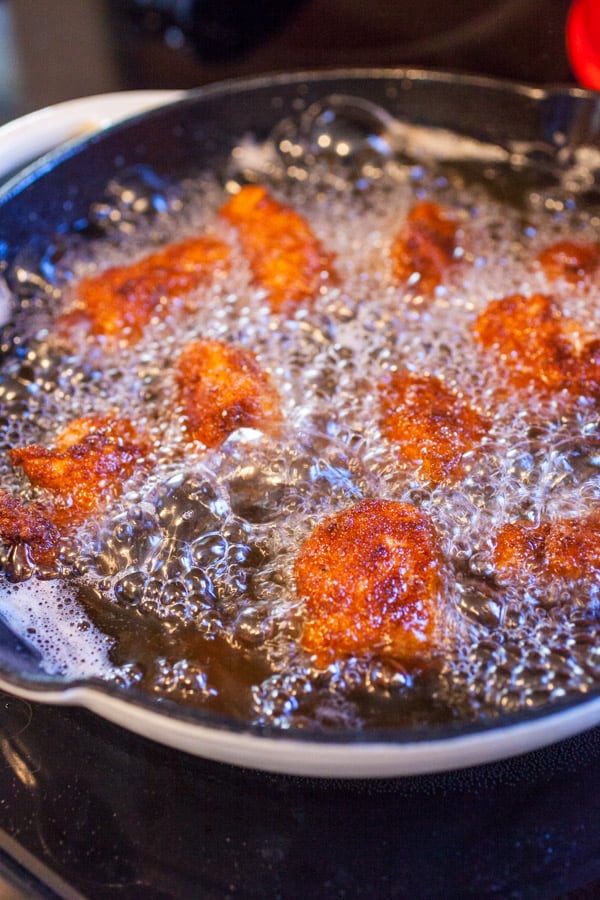 Frying Chicken - Crispy Chicken Caprese Bites