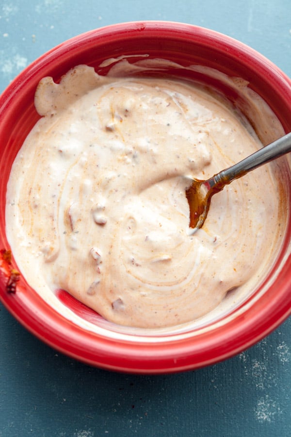 Chipotle Ranch sauce done.