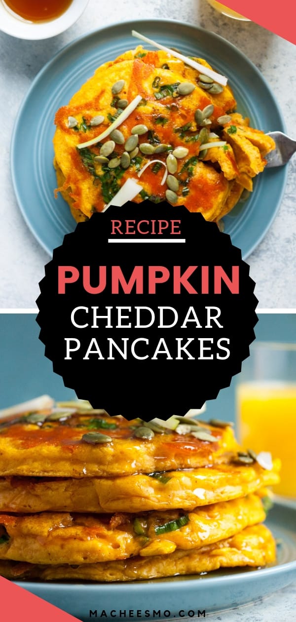 Pumpkin Cheddar Pancakes