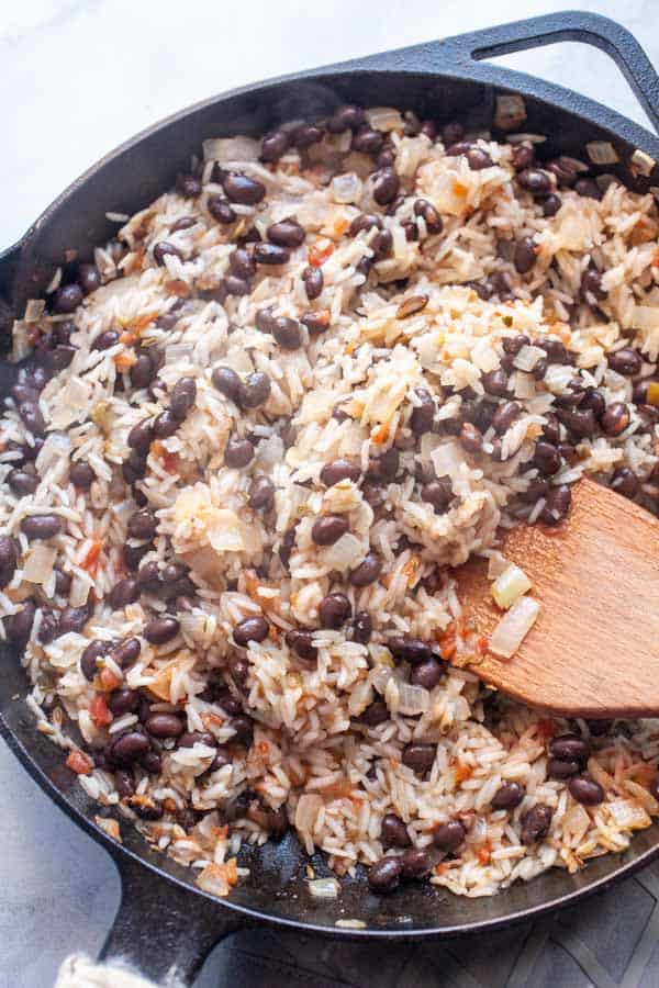 Skillet Rice and Beans