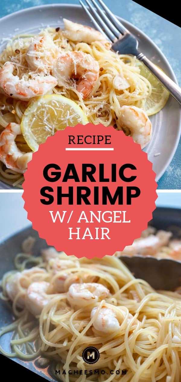 Butter Garlic Shrimp with Angel Hair Pasta