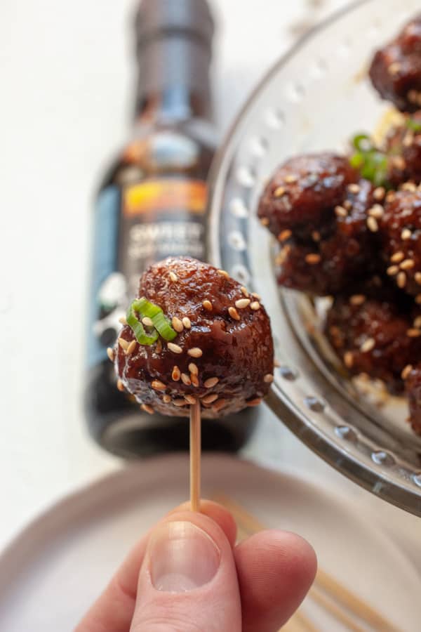 Sweet Soy Sesame Ginger Meatball Recipe