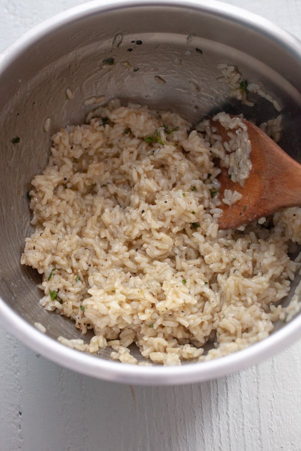 Rice mixed in - Picnic Salad
