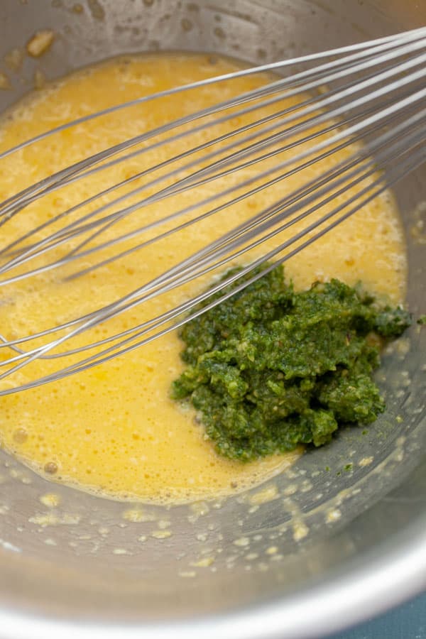 Sauce making - Pesto Carbonara
