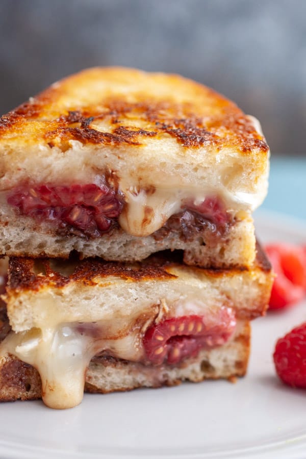 Raspberry Brie Grilled Cheese