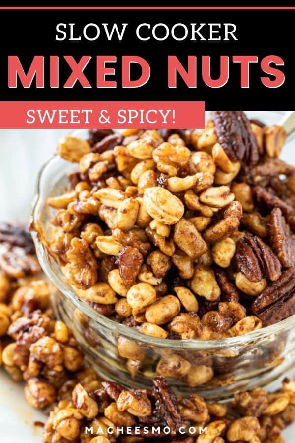Slow Cooker Sweet and Spicy Nuts