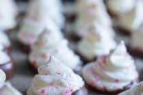 Chocolate Dipped Peppermint Meringues