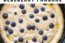 Cast Iron Blueberry Pancake
