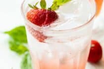 Strawberry Basil Gin Cocktails