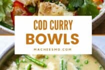 Easy Cod Curry Bowls