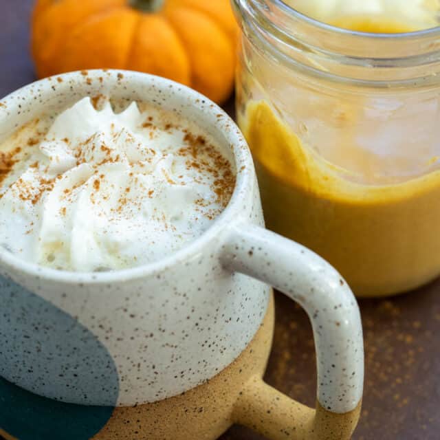Homemade Pumpkin Spice Latte concentrate