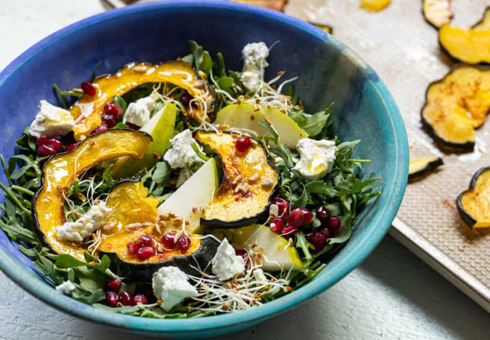 Acorn Squash Salad with Goat Cheese