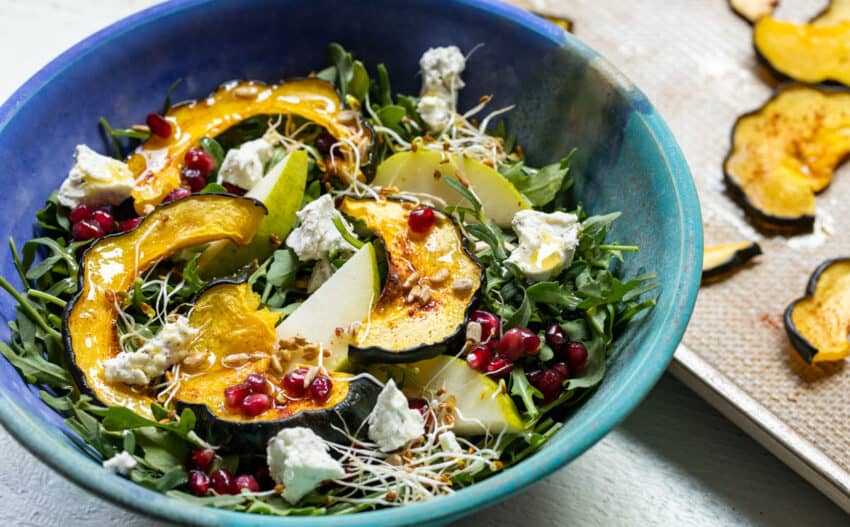 Acorn Squash Salad with Goat Cheese
